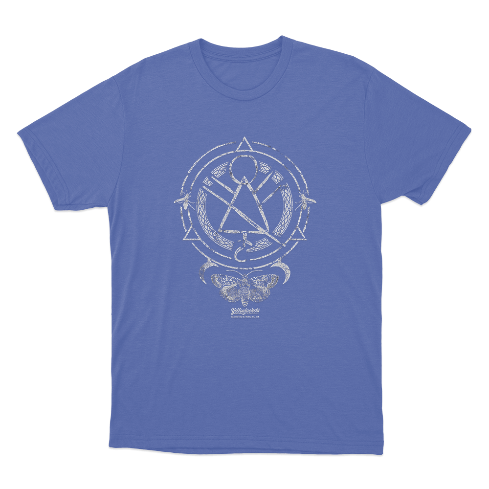 Mysterious Rune Symbol Unisex T Shirt Blue Mysterious Rune Symbol Unisex T Shirt Blue