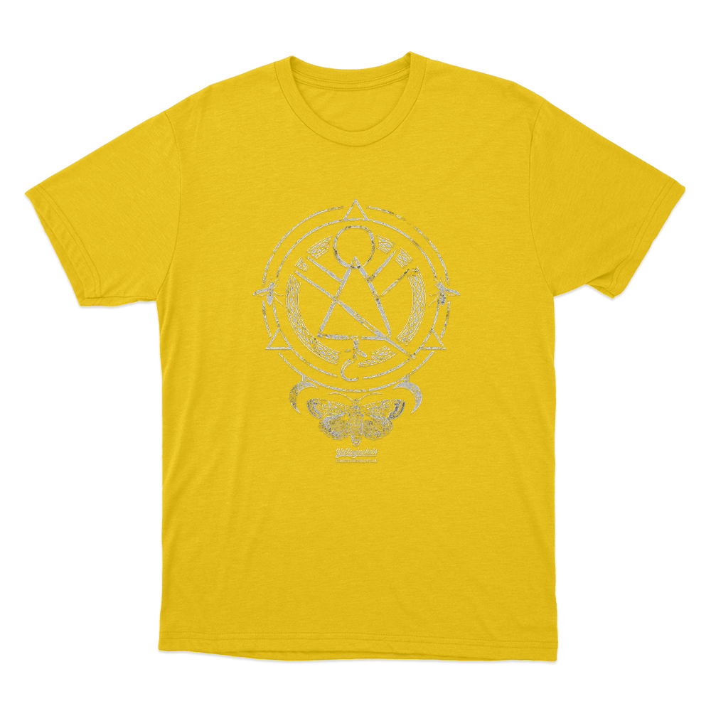 Mysterious Rune Symbol Unisex T Shirt Yellow Mysterious Rune Symbol Unisex T Shirt Yellow