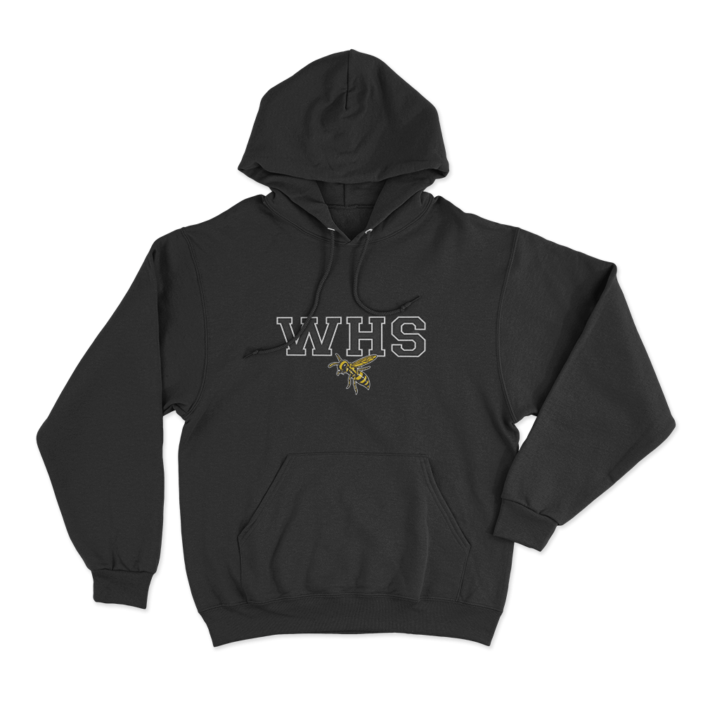 WHS School Logo Unisex Hoodie Black WHS School Logo Unisex Hoodie Black