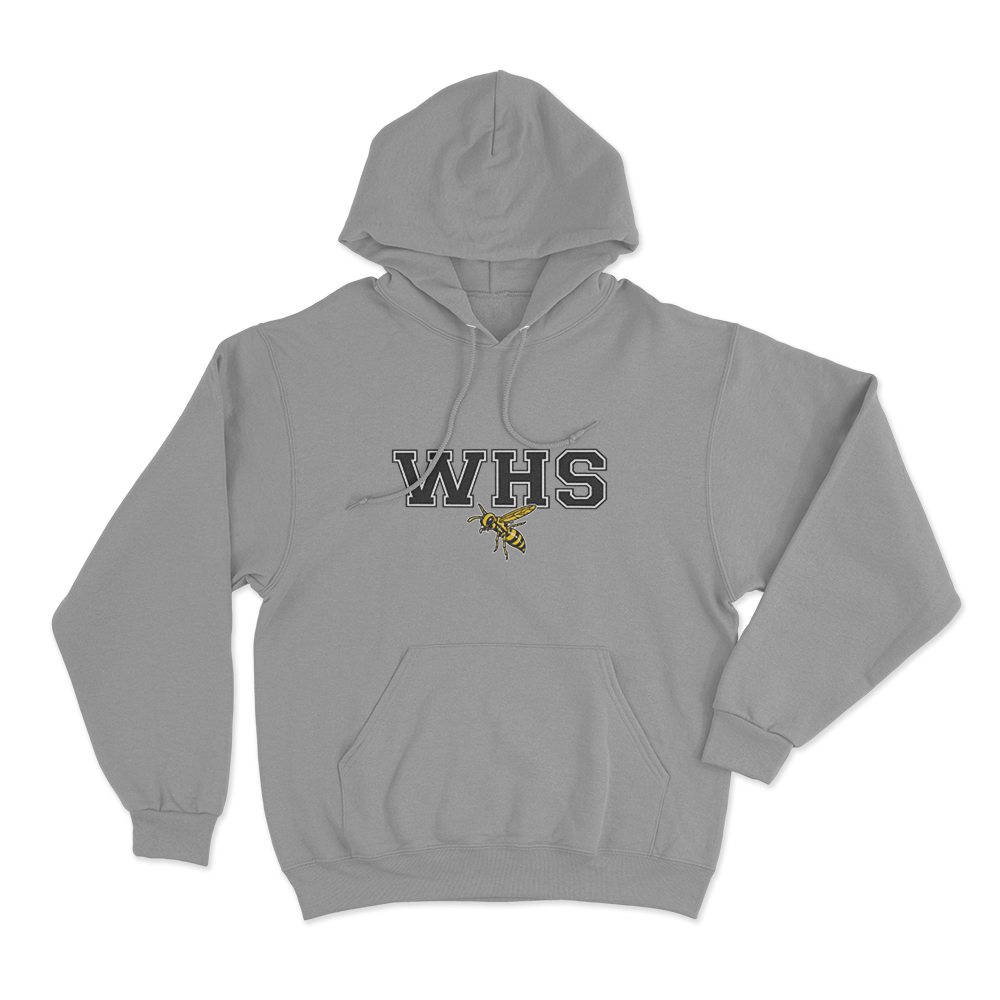 WHS School Logo Unisex Hoodie Grey WHS School Logo Unisex Hoodie Grey