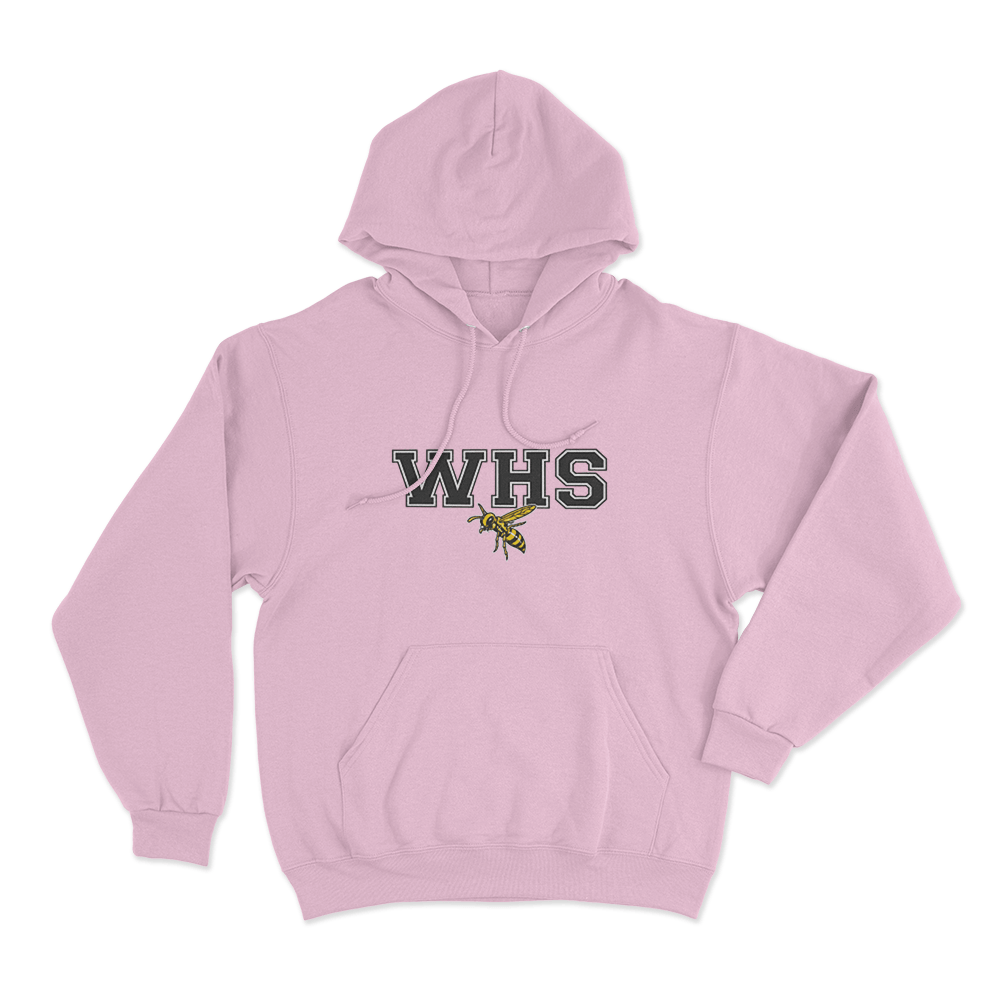 WHS School Logo Unisex Hoodie Pink WHS School Logo Unisex Hoodie Pink