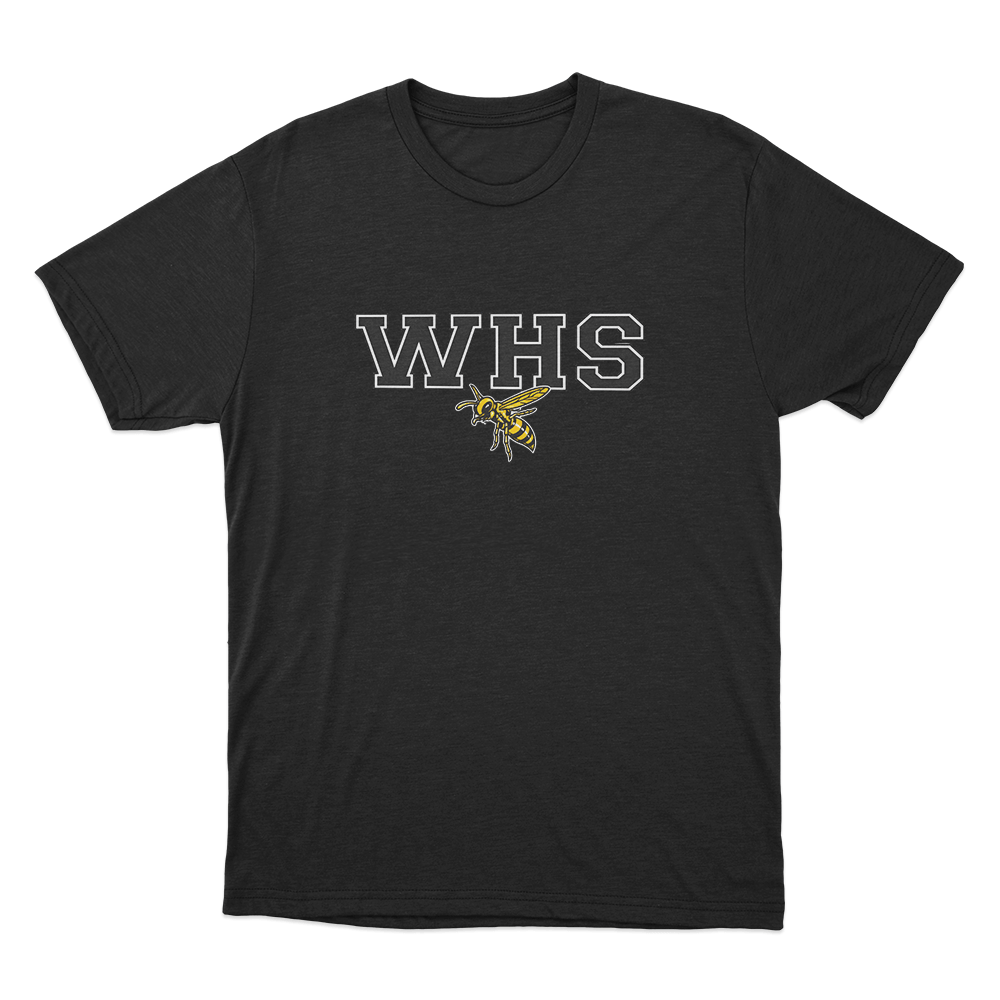 WHS School Logo Unisex T Shirt Black WHS School Logo Unisex T Shirt Black