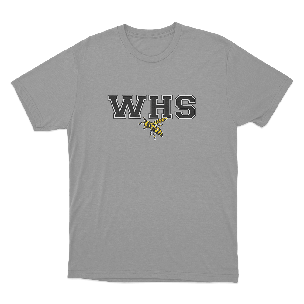 WHS School Logo Unisex T Shirt Grey WHS School Logo Unisex T Shirt Grey