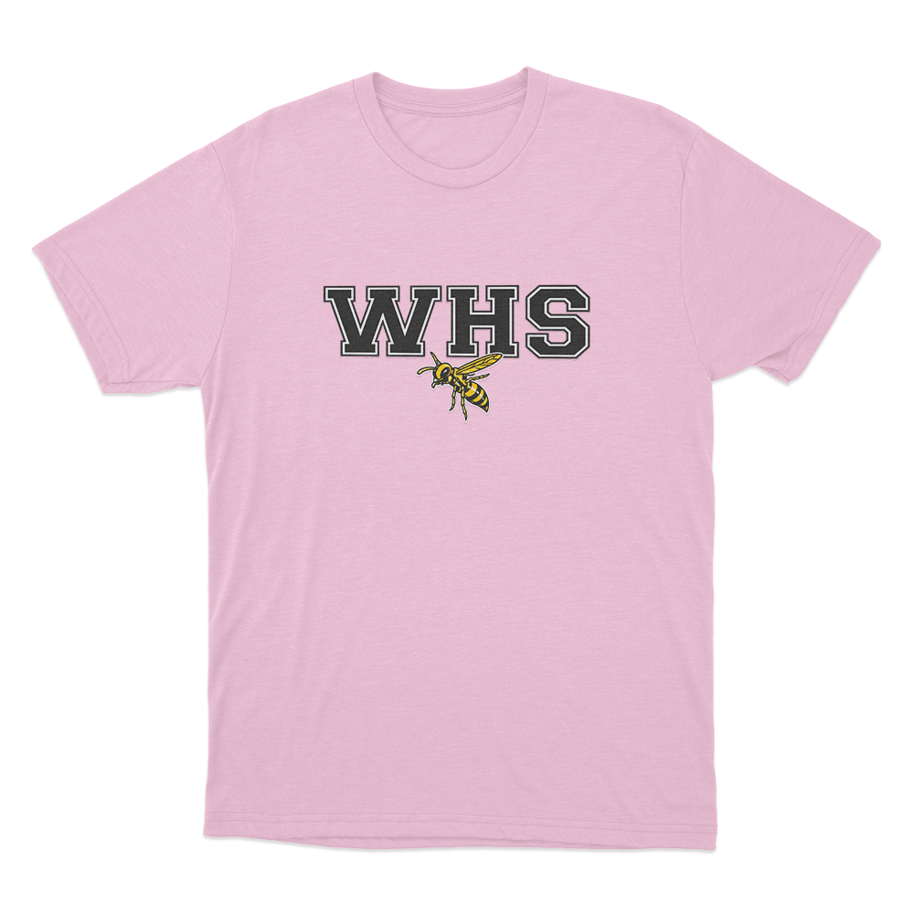 WHS School Logo Unisex T Shirt Pink WHS School Logo Unisex T Shirt Pink
