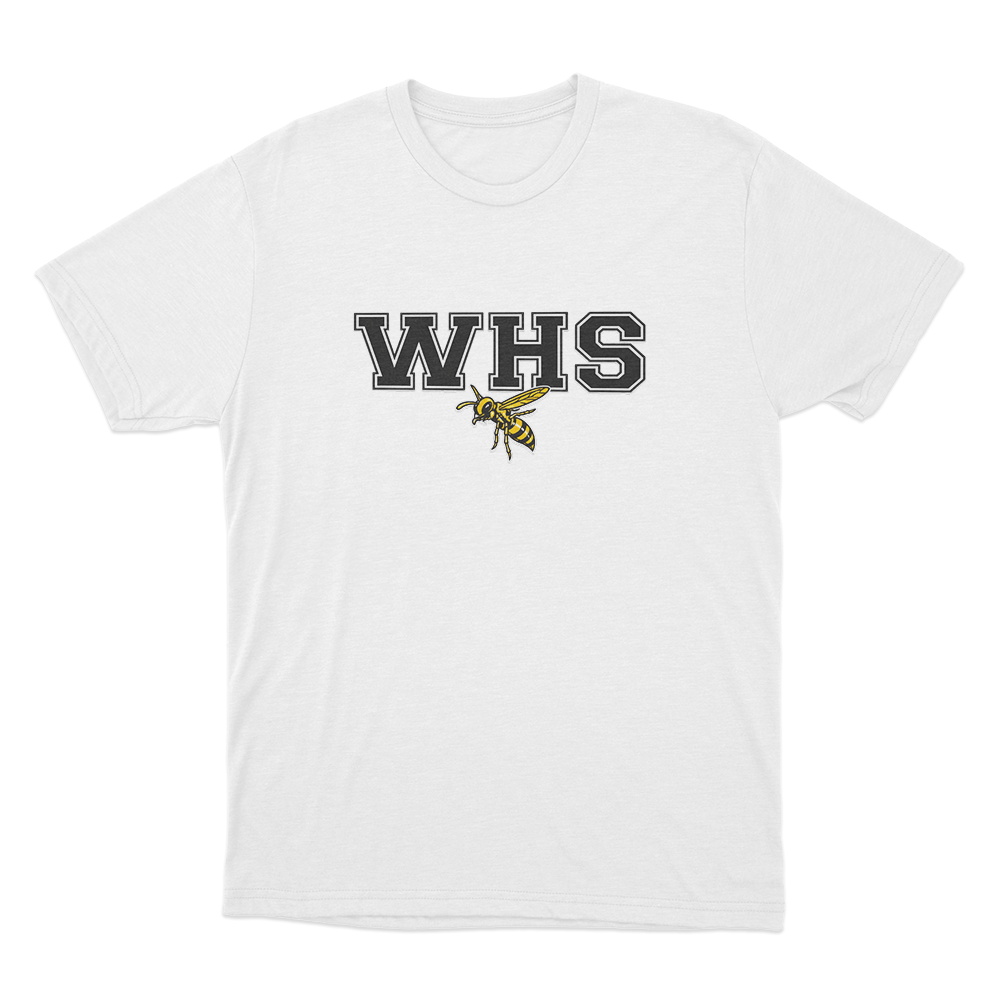 WHS School Logo Unisex T Shirt White WHS School Logo Unisex T Shirt White