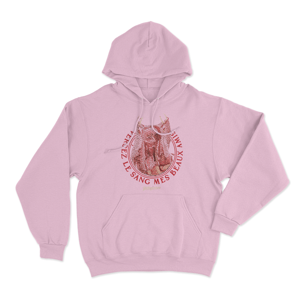 Yellowjackets Antler Queen Mask Unisex Hoodie Pink Yellowjackets Antler Queen Mask Unisex Hoodie Pink
