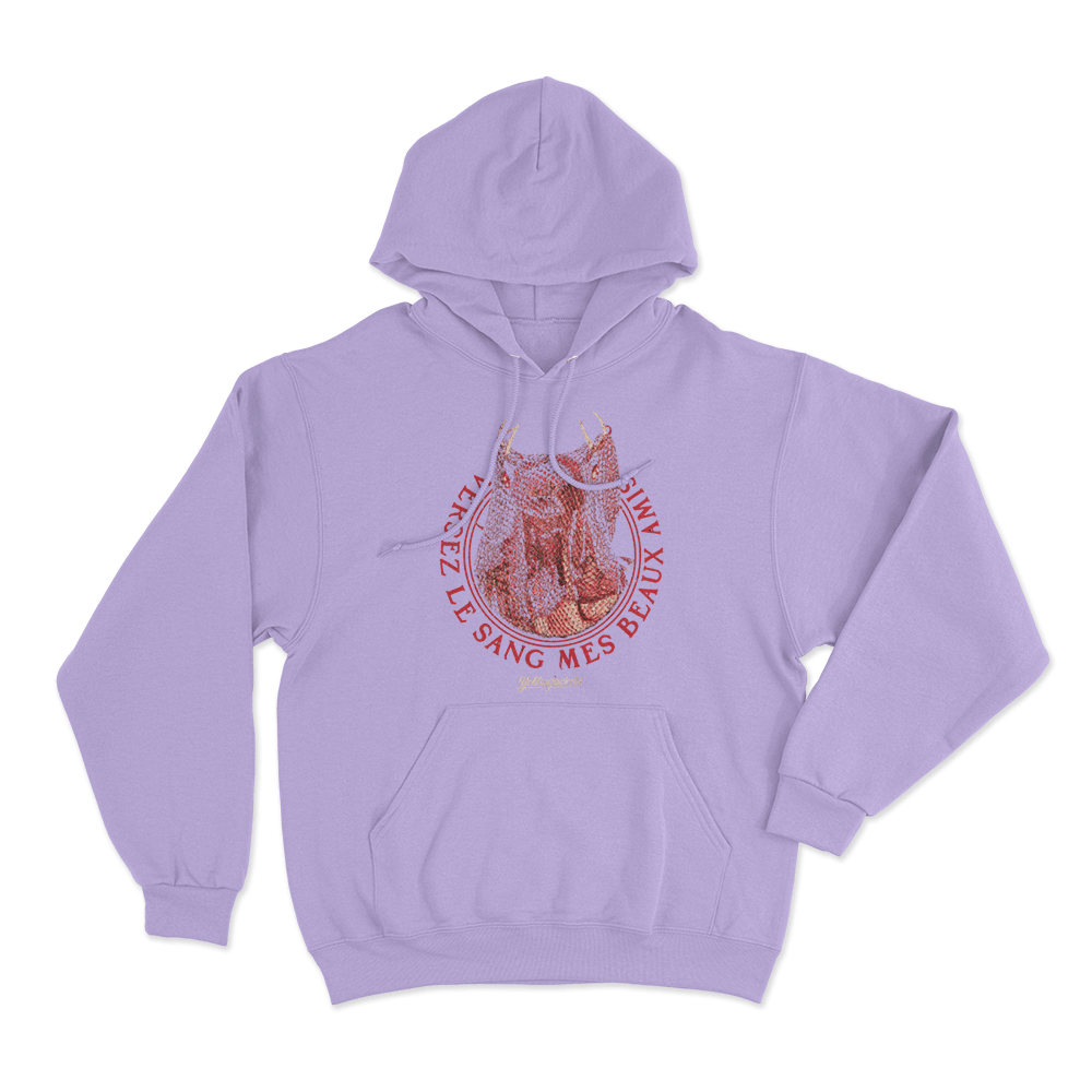 Yellowjackets Antler Queen Mask Unisex Hoodie Purple Yellowjackets Antler Queen Mask Unisex Hoodie Purple