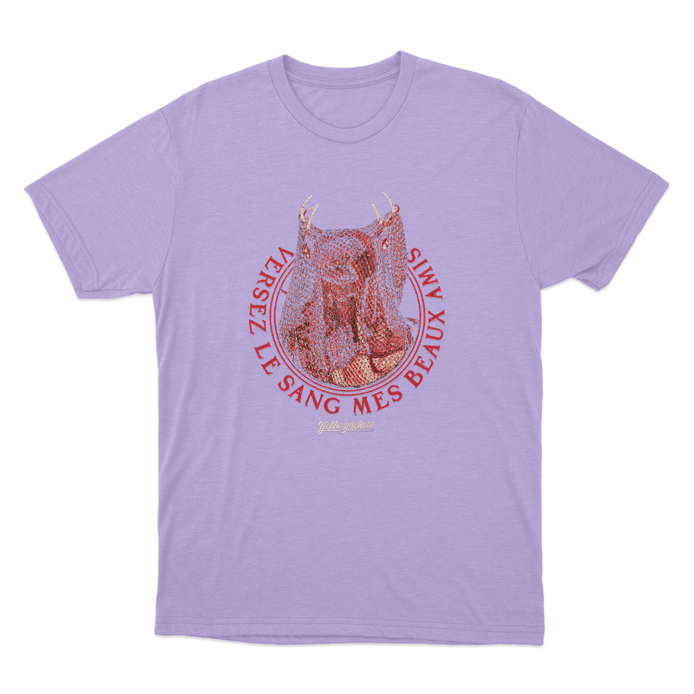 Yellowjackets Antler Queen Mask Unisex T Shirt Purple Yellowjackets Antler Queen Mask Unisex T Shirt Purple