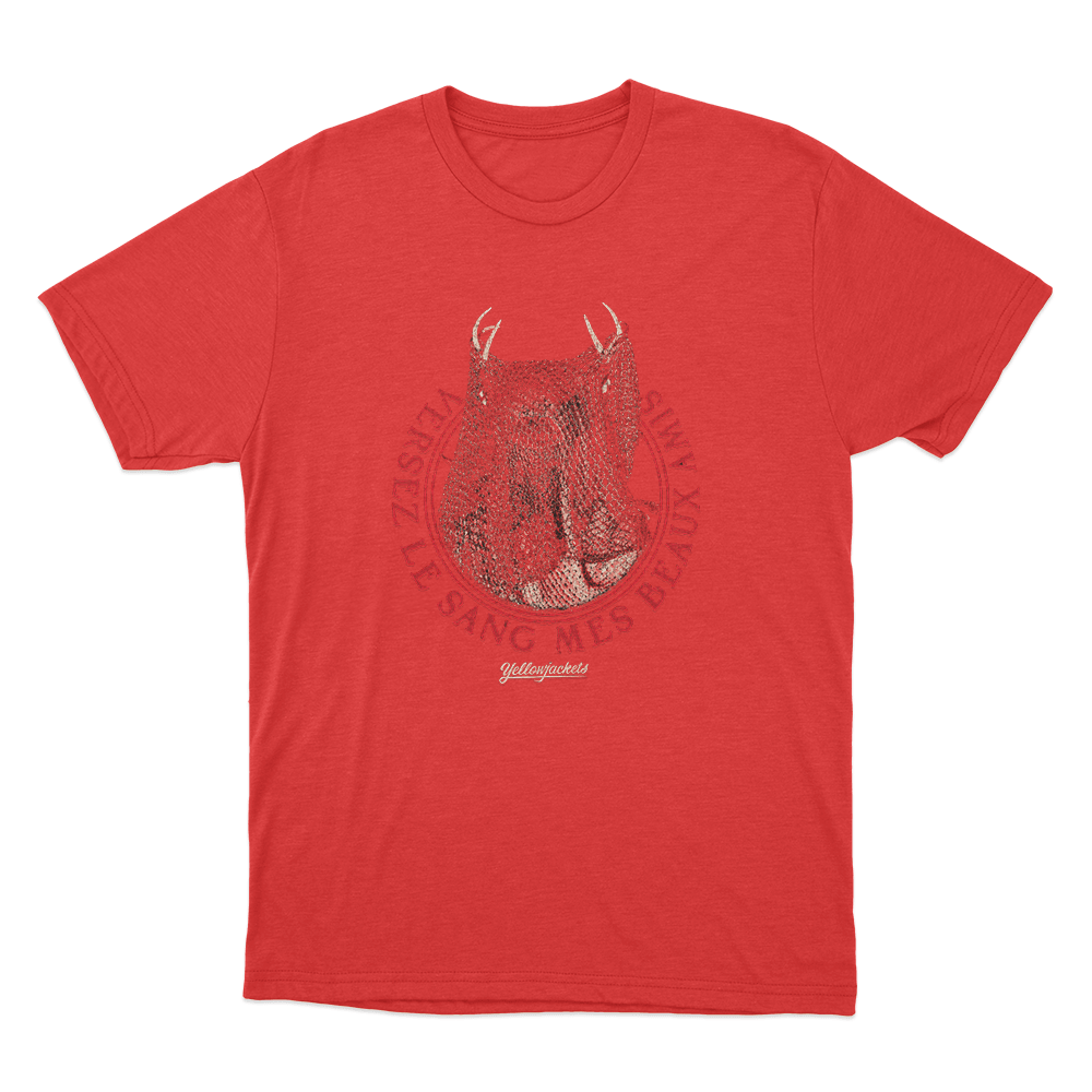 Yellowjackets Antler Queen Mask Unisex T Shirt Red Yellowjackets Antler Queen Mask Unisex T Shirt Red