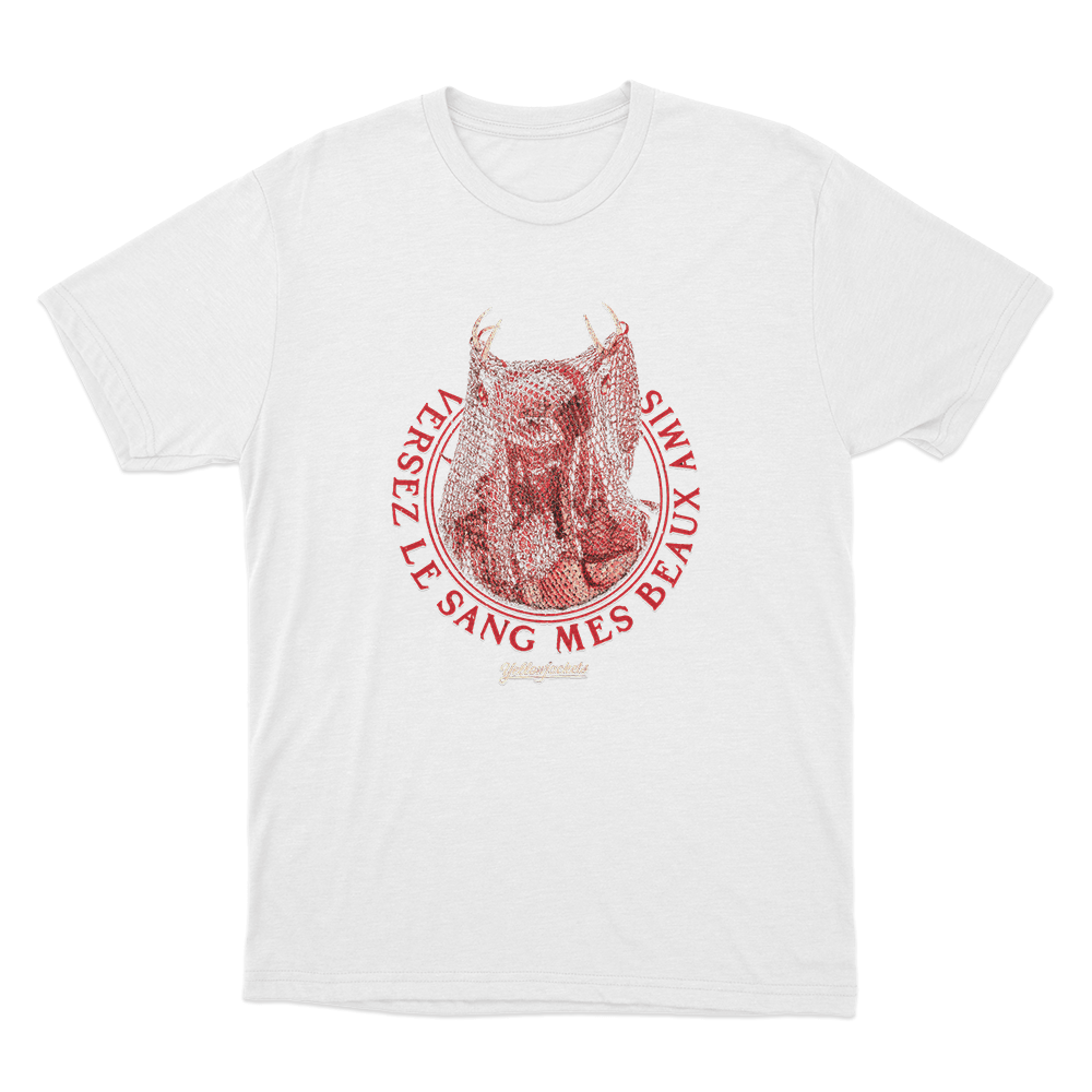 Yellowjackets Antler Queen Mask Unisex T Shirt White Yellowjackets Antler Queen Mask Unisex T Shirt White