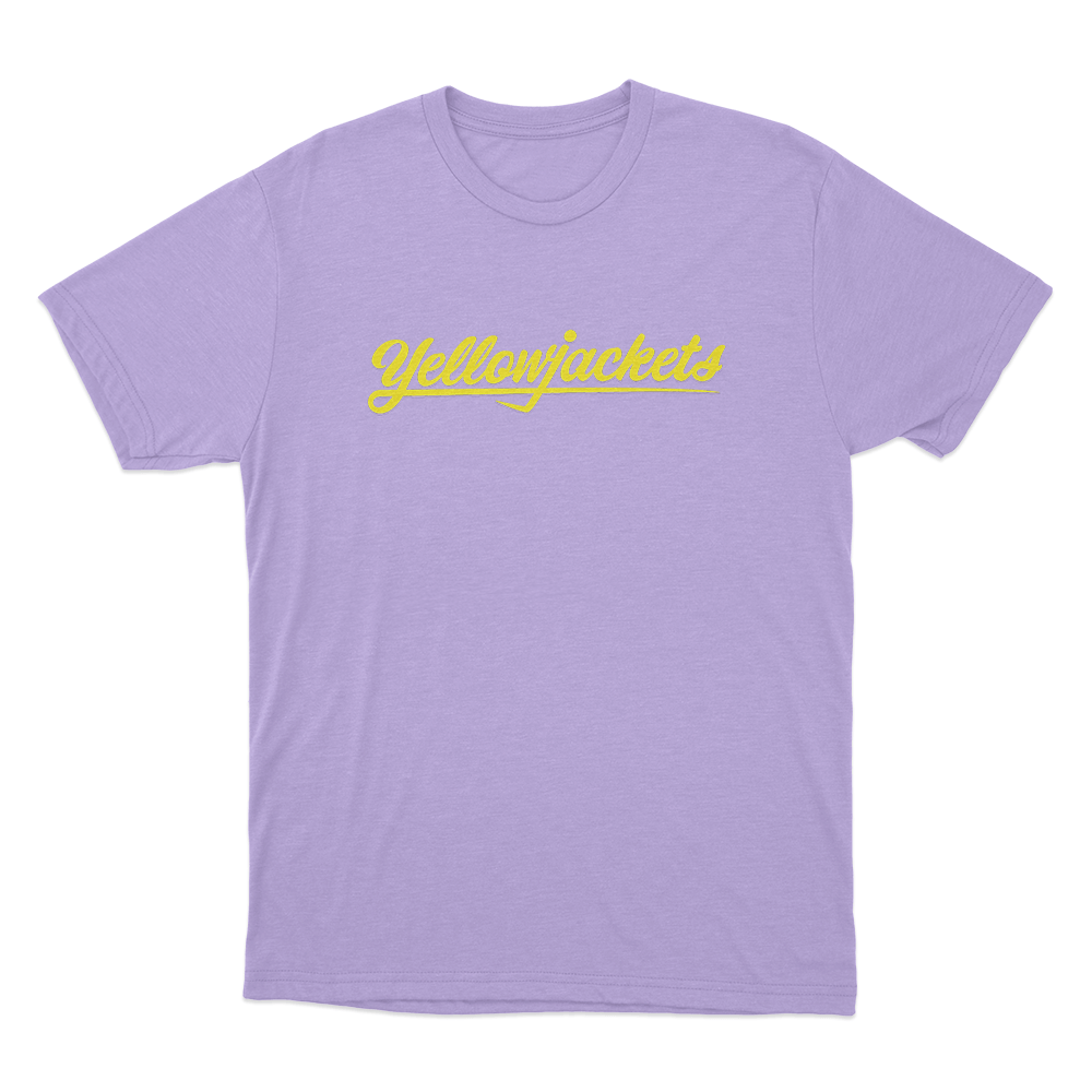 Yellowjackets Classic Logo Unisex T Shirt Purple Yellowjackets Classic Logo Unisex T Shirt Purple