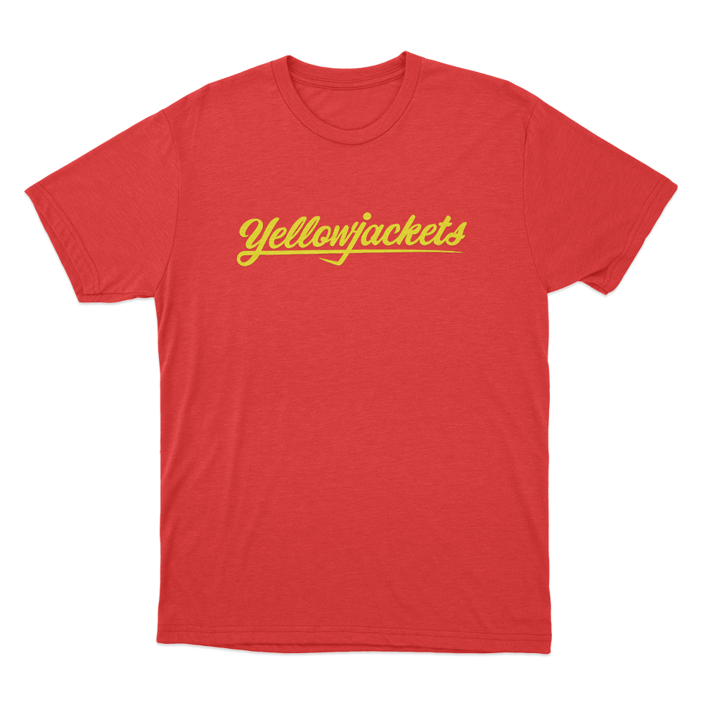 Yellowjackets Classic Logo Unisex T Shirt Red Yellowjackets Classic Logo Unisex T Shirt Red