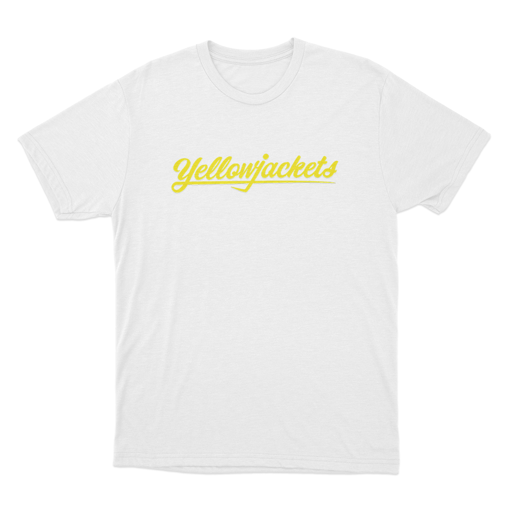Yellowjackets Classic Logo Unisex T Shirt White Yellowjackets Classic Logo Unisex T Shirt White