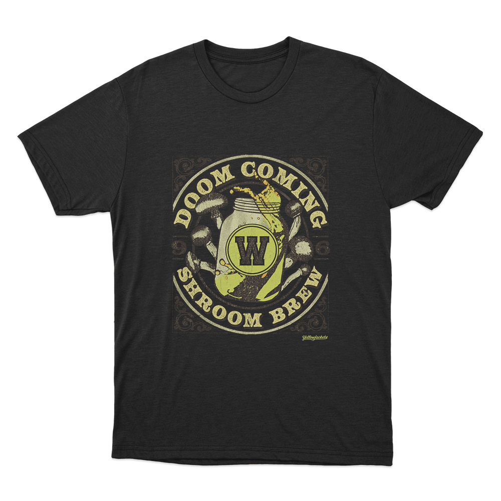 Yellowjackets Doomcoming Shroom Brew Unisex T Shirt Black Yellowjackets Doomcoming Shroom Brew Unisex T Shirt Black