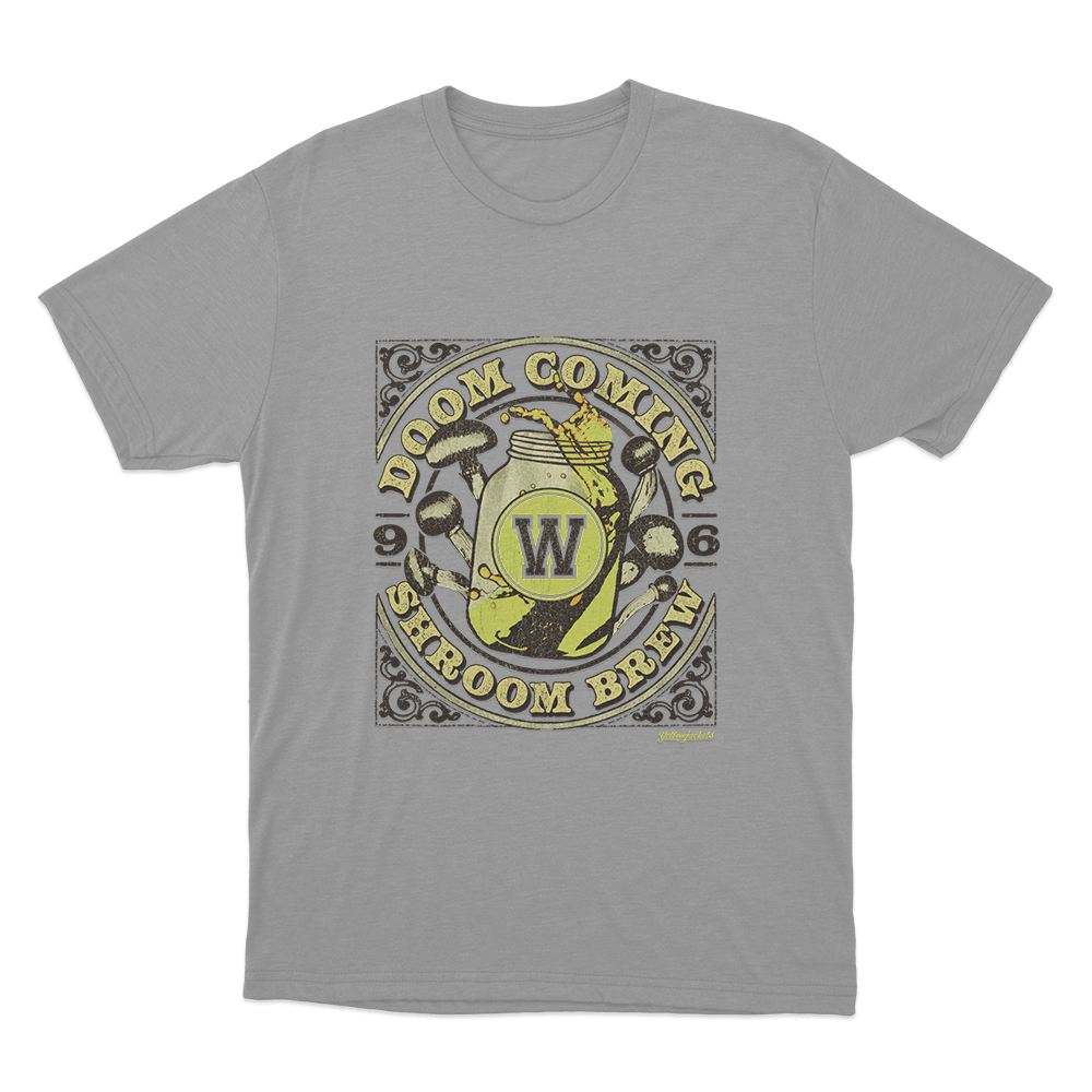 Yellowjackets Doomcoming Shroom Brew Unisex T Shirt Grey Yellowjackets Doomcoming Shroom Brew Unisex T Shirt Grey