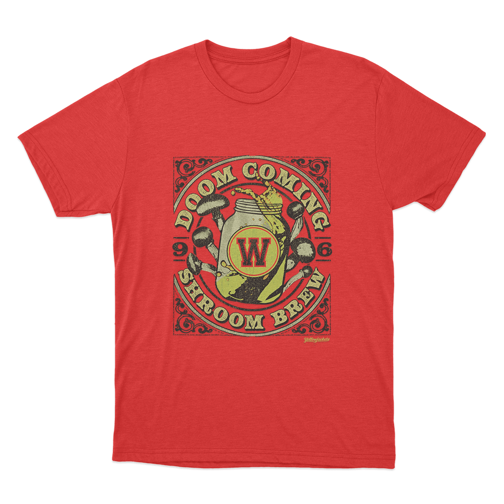 Yellowjackets Doomcoming Shroom Brew Unisex T Shirt Red Yellowjackets Doomcoming Shroom Brew Unisex T Shirt Red