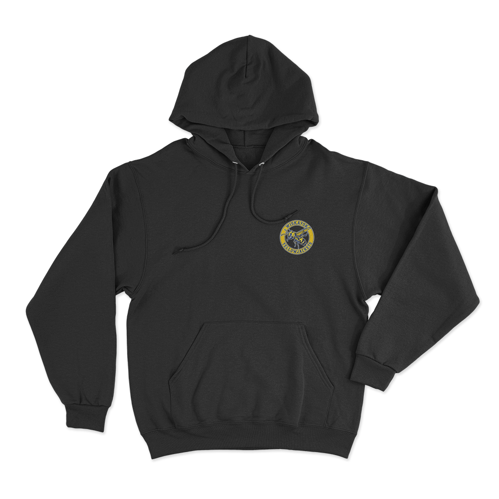 Yellowjackets Emblem Unisex Hoodie Black Yellowjackets Emblem Unisex Hoodie Black