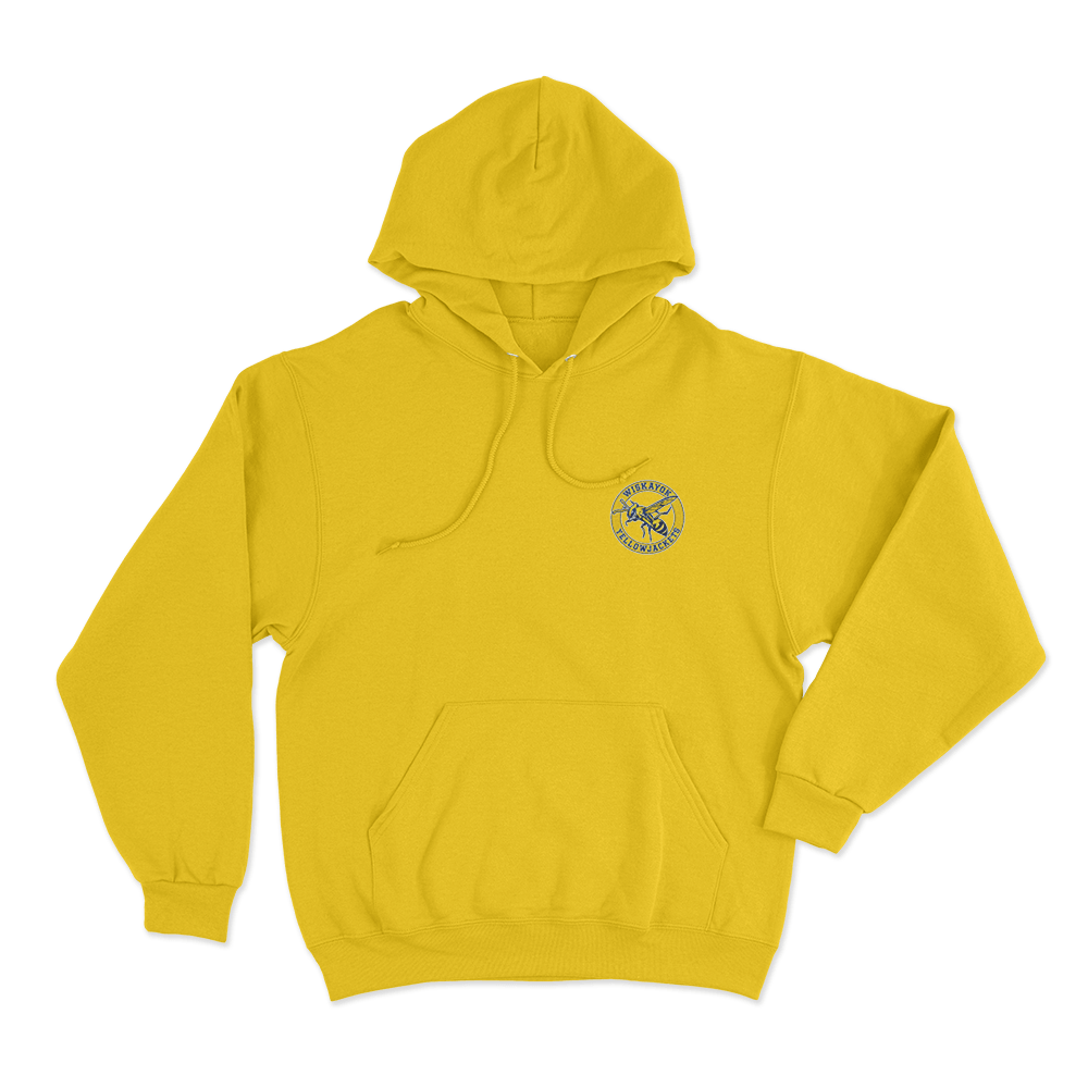 Yellowjackets Emblem Unisex Hoodie Yellow Yellowjackets Emblem Unisex Hoodie Yellow