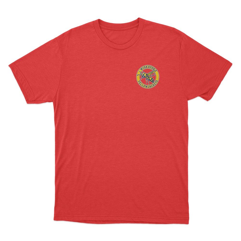 Yellowjackets Emblem Unisex T Shirt Red Yellowjackets Emblem Unisex T Shirt Red
