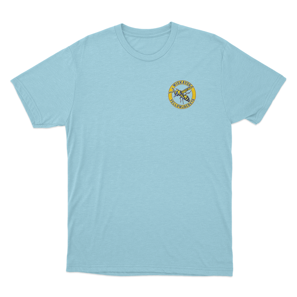 Yellowjackets Emblem Unisex T Shirt Sky Blue Yellowjackets Emblem Unisex T Shirt Sky Blue