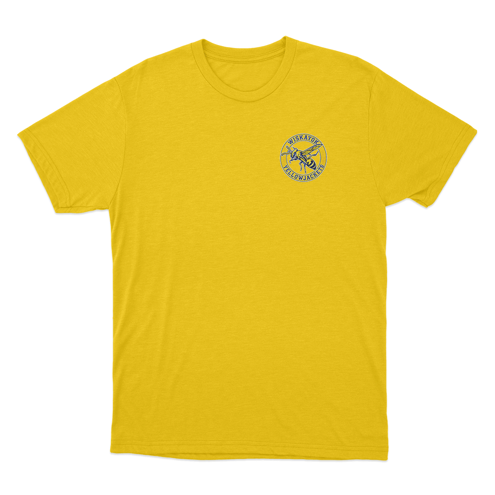 Yellowjackets Emblem Unisex T Shirt Yellow Yellowjackets Emblem Unisex T Shirt Yellow