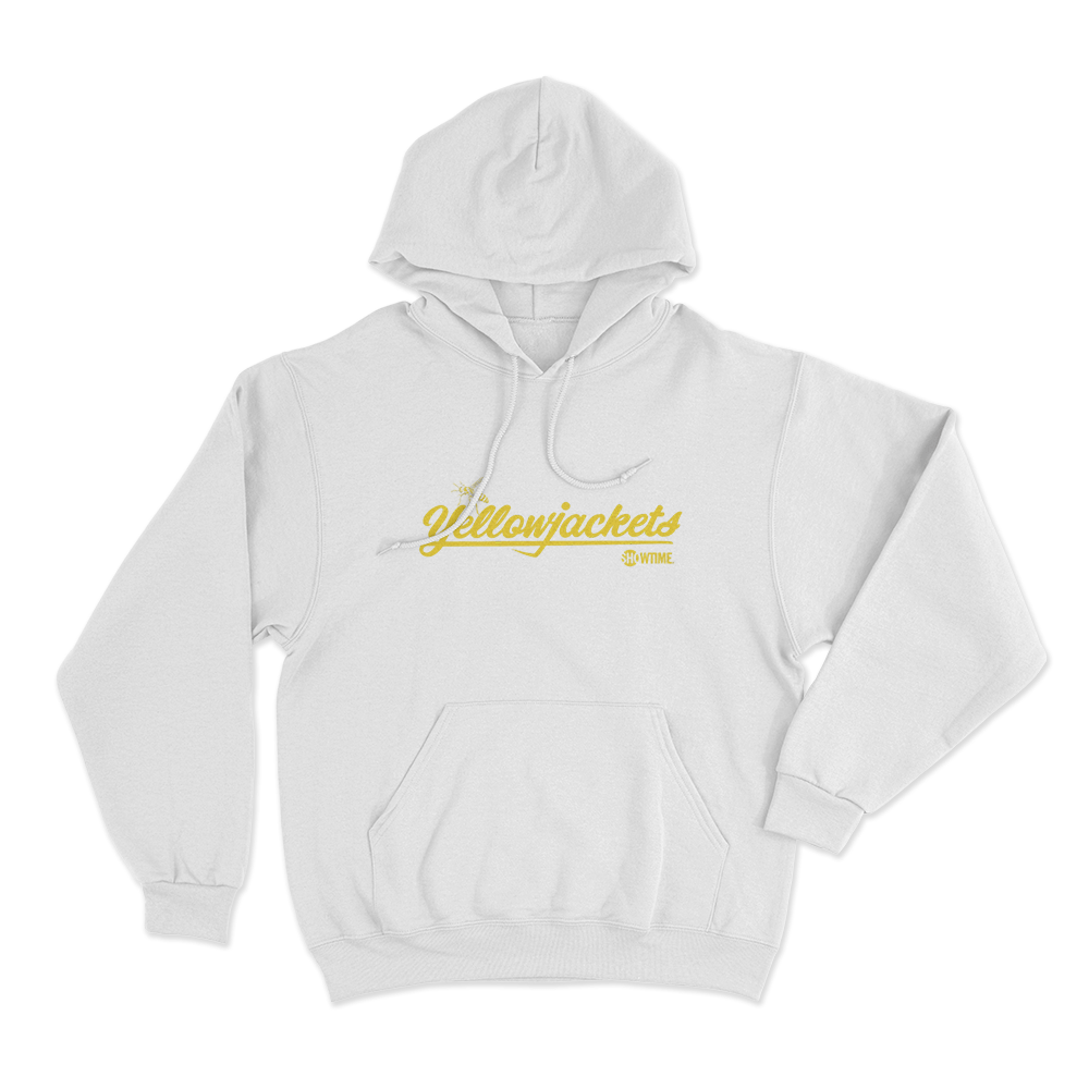 Yellowjackets Logo Unisex Hoodie White Yellowjackets Logo Unisex Hoodie White