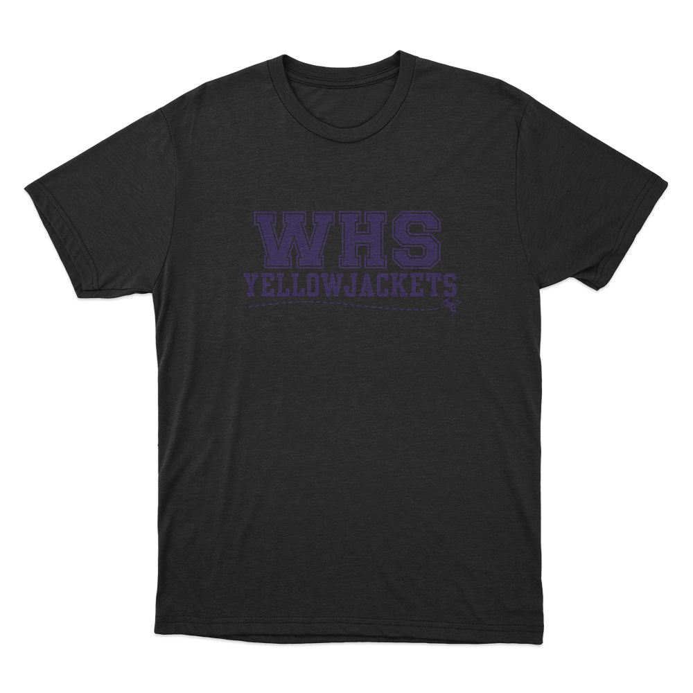 Yellowjackets WHS School Logo Unisex T Shirt Black Yellowjackets WHS School Logo Unisex T Shirt Black