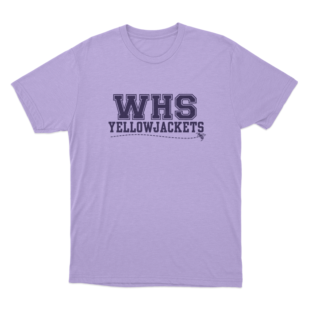 Yellowjackets WHS School Logo Unisex T Shirt Purple Yellowjackets WHS School Logo Unisex T Shirt Purple