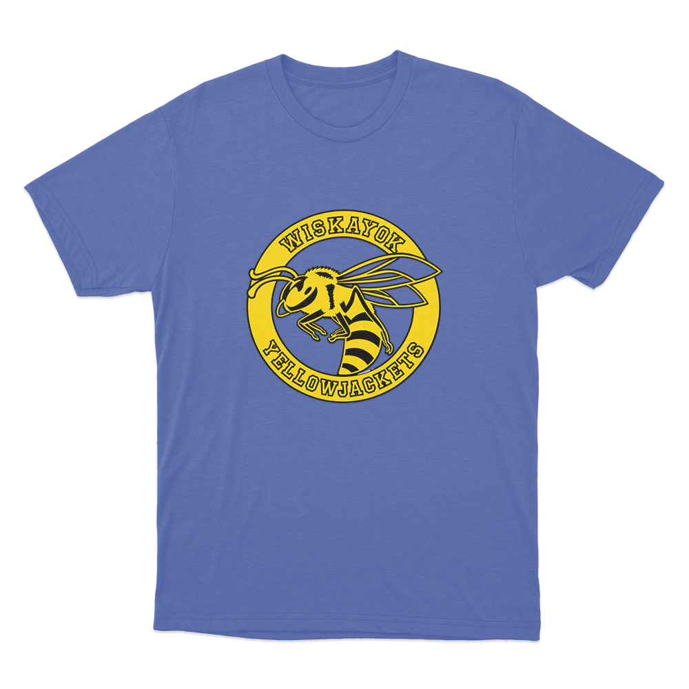 Yellowjackets Wiskayok Varsity Hornet Unisex T Shirt Blue Yellowjackets Wiskayok Varsity Hornet Unisex T Shirt Blue