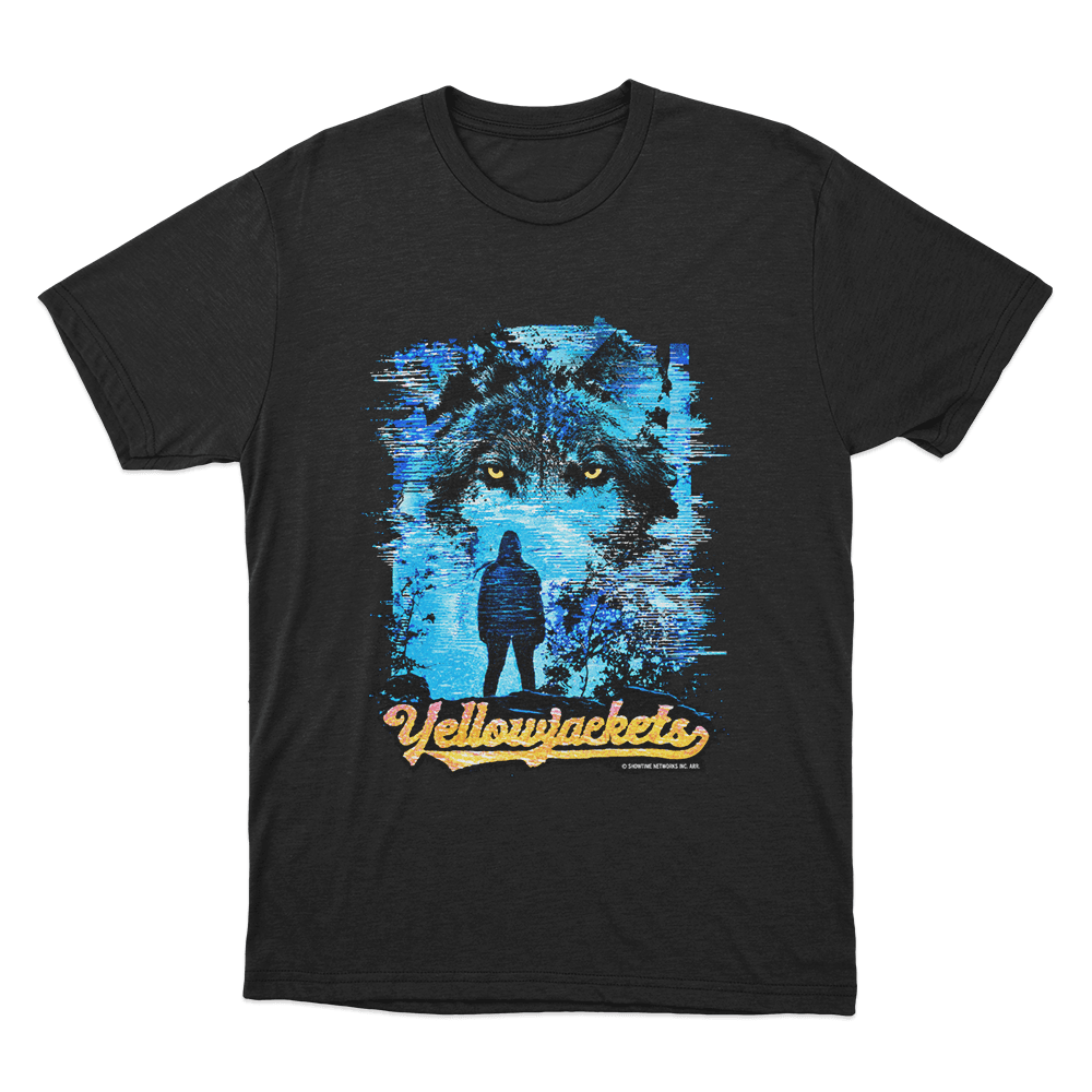 Yellowjackets Wolf TV Glitch Unisex T Shirt Black Yellowjackets Wolf TV Glitch Unisex T Shirt Black