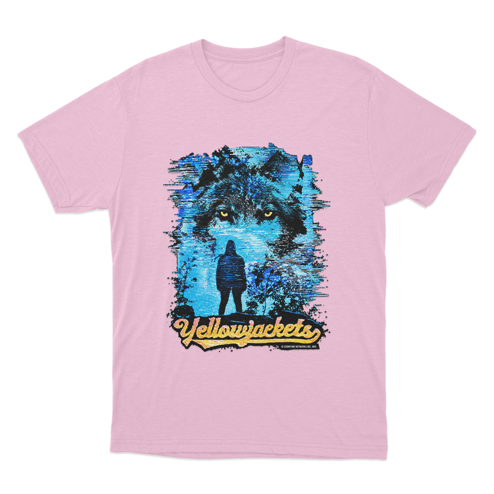 Yellowjackets Wolf TV Glitch Unisex T Shirt Pink Yellowjackets Wolf TV Glitch Unisex T Shirt Pink