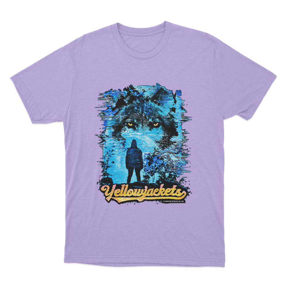 Yellowjackets Wolf TV Glitch Unisex T Shirt Purple Yellowjackets Wolf TV Glitch Unisex T Shirt Purple